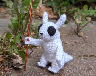 Slugcat Crochet Pattern | PDF Amigurumi Pattern inspired by rain world slug cat, survivor plushie for slugcat lovers, rain world crochet