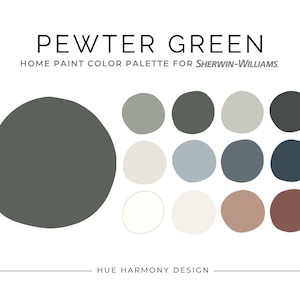 Zinngrün Sherwin Williams Ganze Hausfarbe Farbpalette Sherwin Williams Paint Farbschema Zinngrün Koordinierende Farben 2025