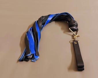 Handgjord Flogger äkta läder