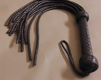 Cat o' Nine Tails Handcrafter Genuine Leather Flogger