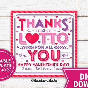 Valentine's Day Lottery Ticket Holder – Stockberry Studio