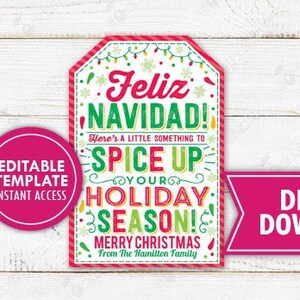 Christmas Gift Tags - Pancake Mix Recipe Tag — TidyLady Printables