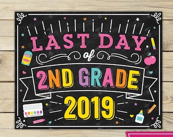 Very last Working day of 2nd Quality Signal Closing Working day of College or university Signal Printable graphic relating to Last Day of 2nd Grade Printable titled Final Working day of 2nd Quality Signal Previous Working day of University Indicator Printable