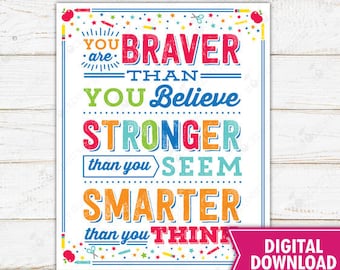 Motivational Classroom Sign Teacher Classroom Wall Decor Classroom Poster Growth Mindset Counselor Print Classroom Wall Art Printable