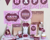 Items Similar To Cowgirl Birthday Party Decorations Printable