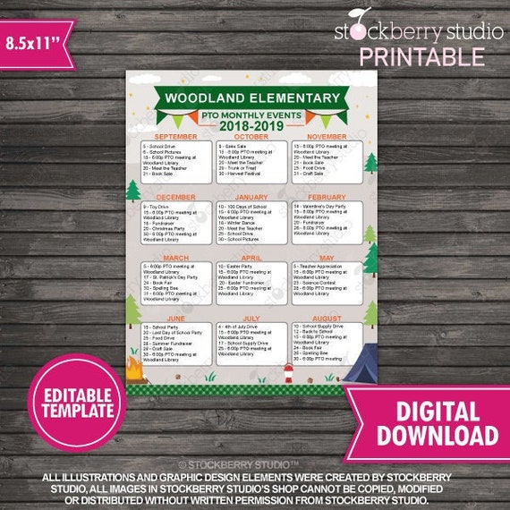 camping-pta-pto-monthly-calendar-printable-school-year-fundraiser-event