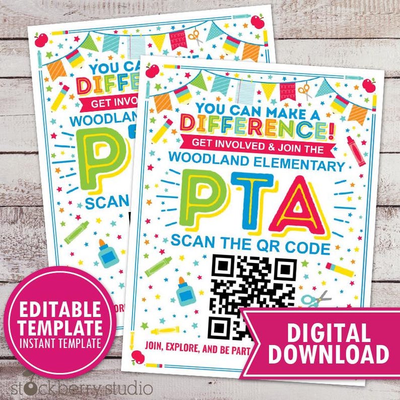 Join the PTO PTA Meeting Introduction Flyer School Volunteer ...