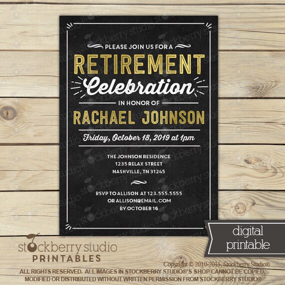 retirement party invitation printable black and gold retirement invitation surprise retirement invitation nurse retirement invite retirement function invitation