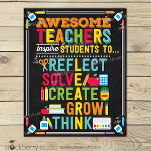 Classroom Decor - Classroom Rules - Teacher Classroom Decor - Classroom Printables - Classroom Sign - Teacher Gift - Inspirational Print