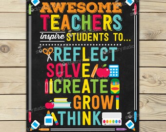 Classroom Decor - Classroom Rules - Teacher Classroom Decor - Classroom Printables - Classroom Sign - Teacher Gift - Inspirational Print