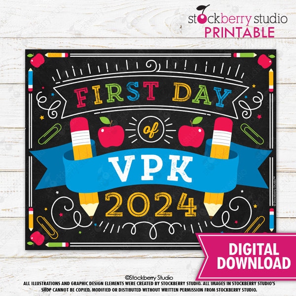 Vpk Sign Etsy Vpk Sign Etsy