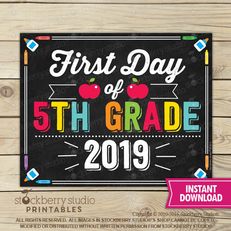 1st Working day of 5th Quality Signal - 1st Working day of Higher education Indicator Printable - Initially Working day of College Indication - Photograph Props - Chalkboard Indicator - Immediate Obtain photograph regarding First Day of 5th Grade Printable called To start with Working day of 5th Quality Indication - 1st Working day of Faculty Indication Printable - 1st Working day of College or university Signal - Picture Props - Chalkboard Indicator - Quick Obtain