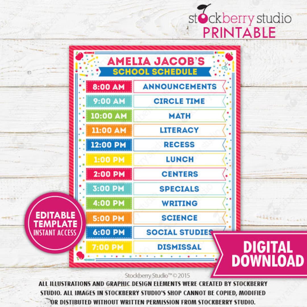 class-schedule-template-teacher-daily-school-schedule-printable-kids