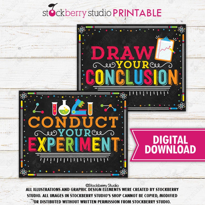 Scientific Method Poster Set Teacher Classroom Rules Decor - Etsy