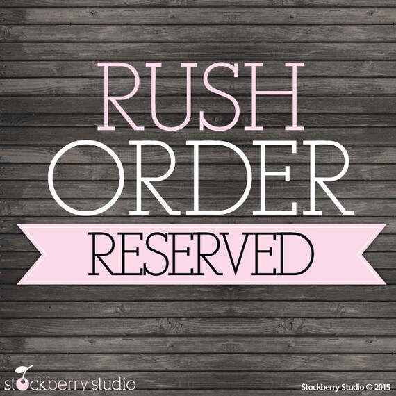 Rush Order Il_570xn