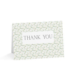 Elegant Floral Thank You Greeting Cards | Thank You Notes, Stationery Set, Appreciation Cards, Thank You Gifts, Holiday Cards