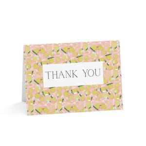 Fröhliche botanische Grußkarten - Dankeskarten, Blumenbriefpapier, Dankeskarten, Wertschätzungskarten, Grußkarten, Geschenkkarten