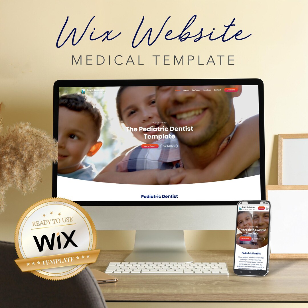 Dentist Wix Website Template Customizable Dental Clinic Website