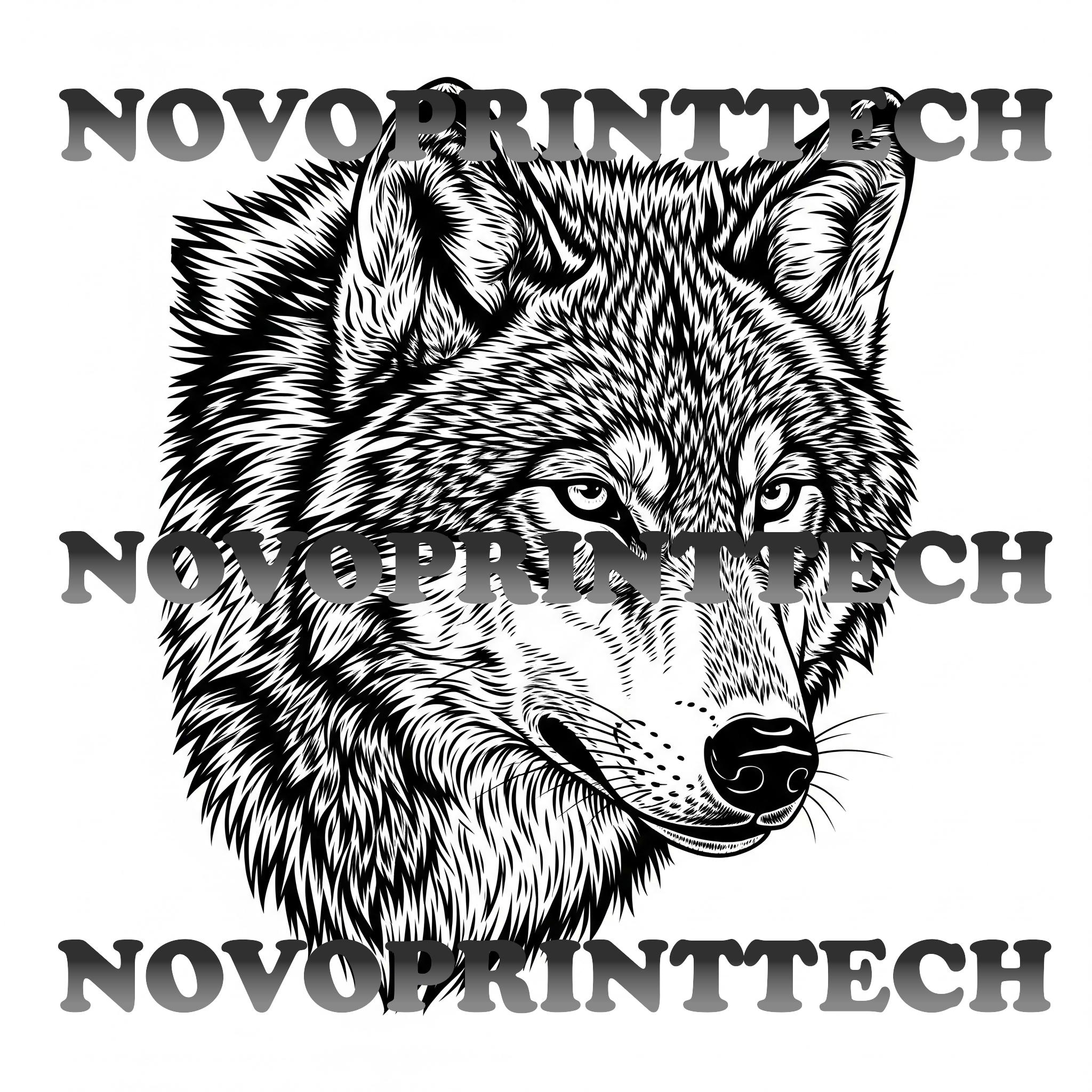 狼の頭 SVG/DXF/PNG - Etsy 日本