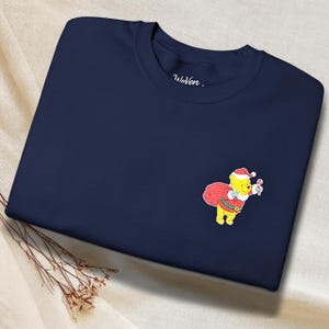 Embroidered Christmas Winnie the Pooh Sweatshirt | Limited Edition Holiday Sweatshirt | Disney Trip Sweater | Christmas Sweater | Xmas Gift
