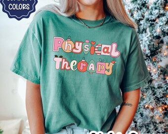 Physical Therapy Christmas Shirt, PT Holiday Sweatshirt, Physical Therapist Gift, PT PTA Gift, Cute pt Pullover