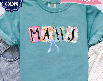 Mahjong shirt, comfort colors Mahjong tiles tee, mahjong game night t-shirt, Gift for Mahjong Players, Mahjong Lover Tee, Mahjong Apparel