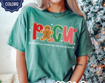 PICU Christmas Shirt, Pediatric Intensive Care Nurse T-Shirt, PICU Nurse Holiday Shirt, PICU Team Christmas Shirt, Pediatric Nurse Gift