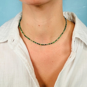 Waterproof beachy summer dainty beaded chokers - Y2K, layering chokers for holidays