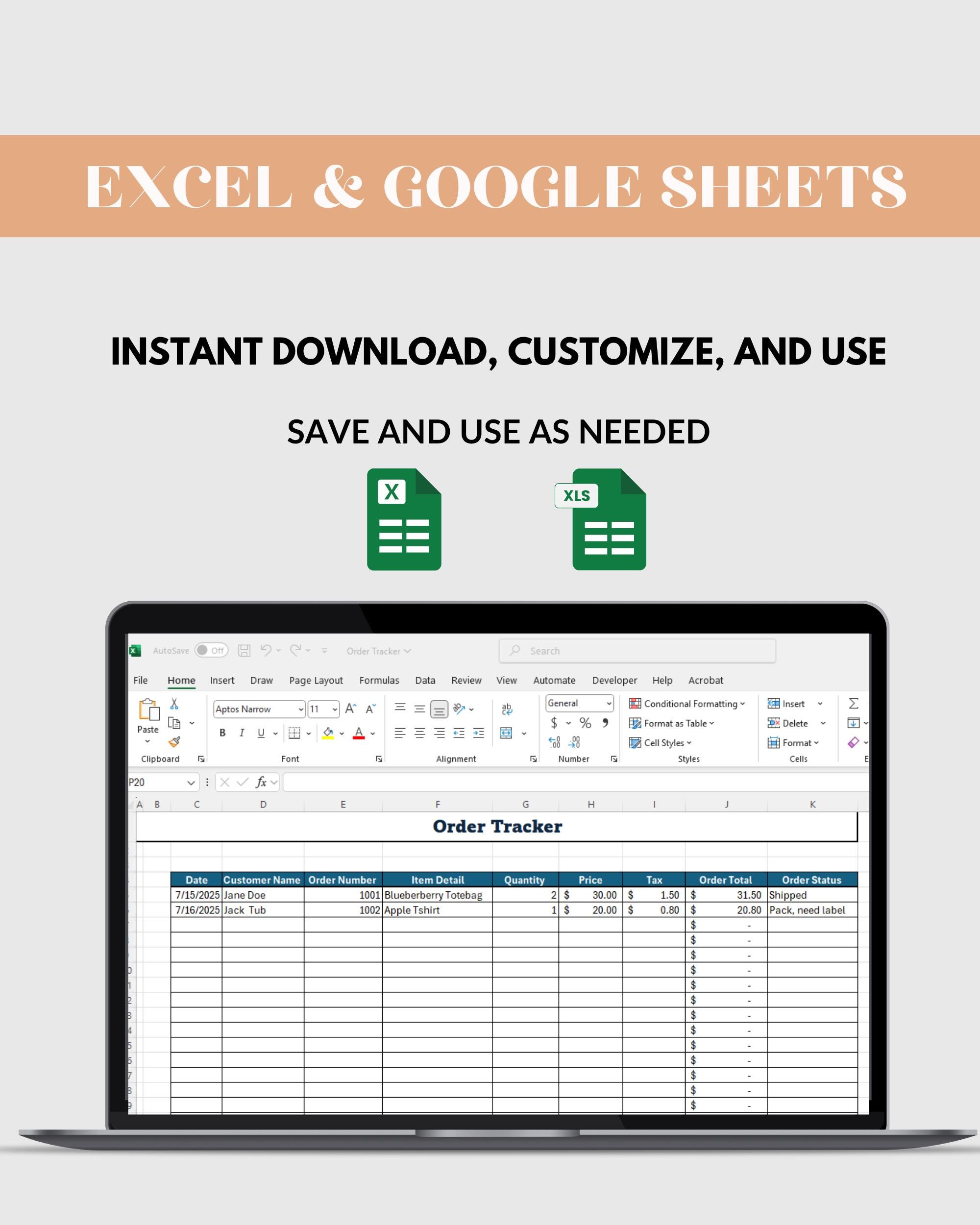 Free Printable Week Order Tracker Form.pdf Order Tracker Template | Printable and Digital Order Log | PDF ...
