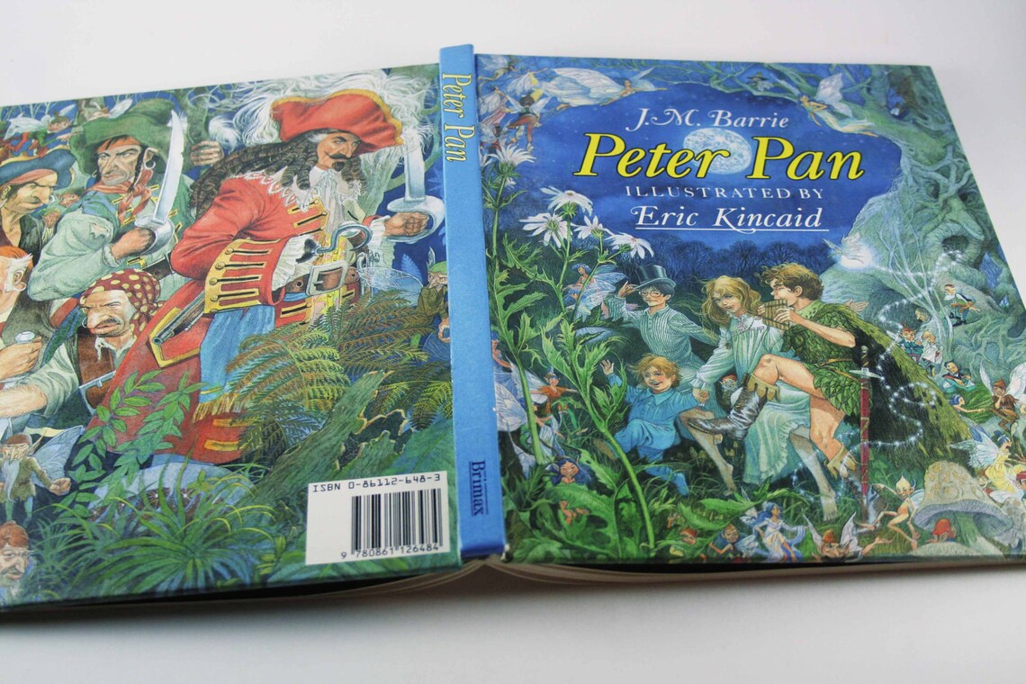 First Edition Copy of Peter Pan by J.M. Barrie and Illustrated | Etsy