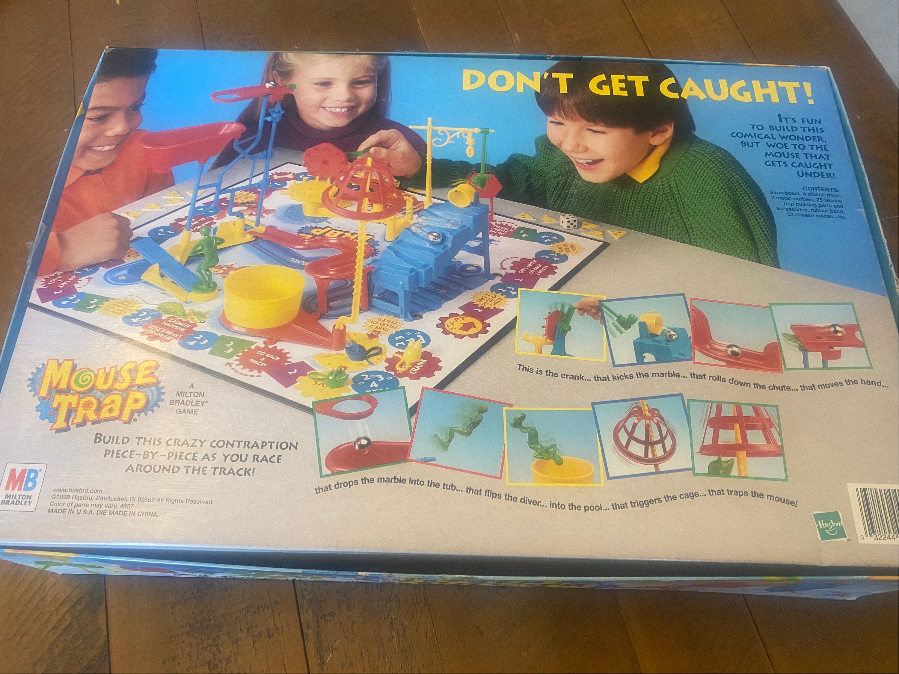Vintage Mouse Trap Game by Milton Bradley Complete and Excellent Condition  1990s 90s Toys Board Game -  Hong Kong