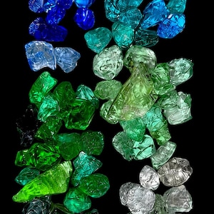FINAL BATCH - Tiny Chunk Glass Mix | Craft Glass, Aquarium Decor, Terrarium Filler, Mosaic Supply