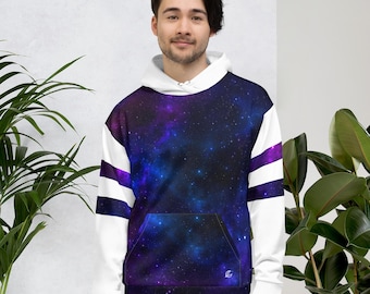 Cosmic Galaxy Print Hoodie: Unisex Streetwear Sweater