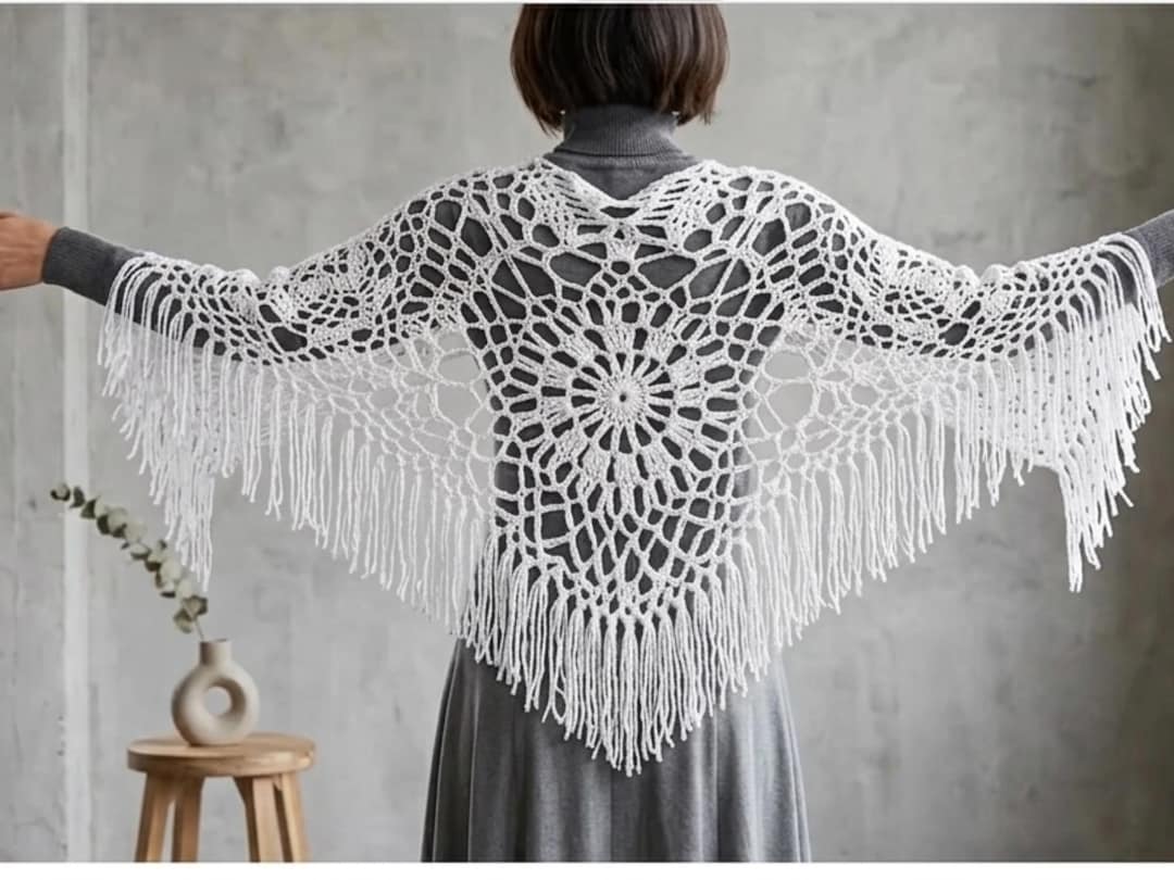 Crochet Pattern Vintage Lace PDF Crochet Pattern |elegant Bridal Shawl ...