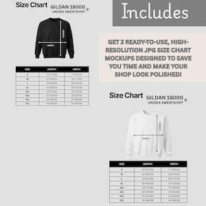 GILDAN 18000 SIZE CHART