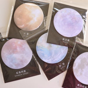 Planeten - Niedliche Planeten Sticky Notes