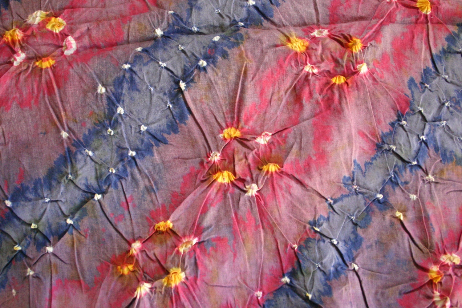 Bandhani Tie-Dye Cotton Baby Bib