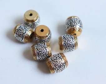 SALE Cloud beads - Tibetan Silver Beads 10mmx12mm (1 bead)