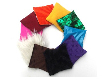Cherry Stone Sensory Bean Bags Rainbow of 10 High Contrast Touch Feel Toys