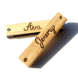 Personalized Kids Harmonica Stocking Stuffer Toy, Kids Birthday Gift