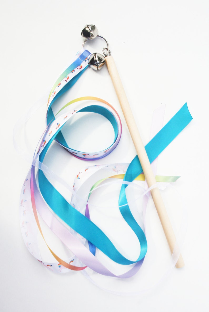 Ribbon Dancing Wand Rhythmic Gymnastic Waldorf Toy YOU PICK Etsy