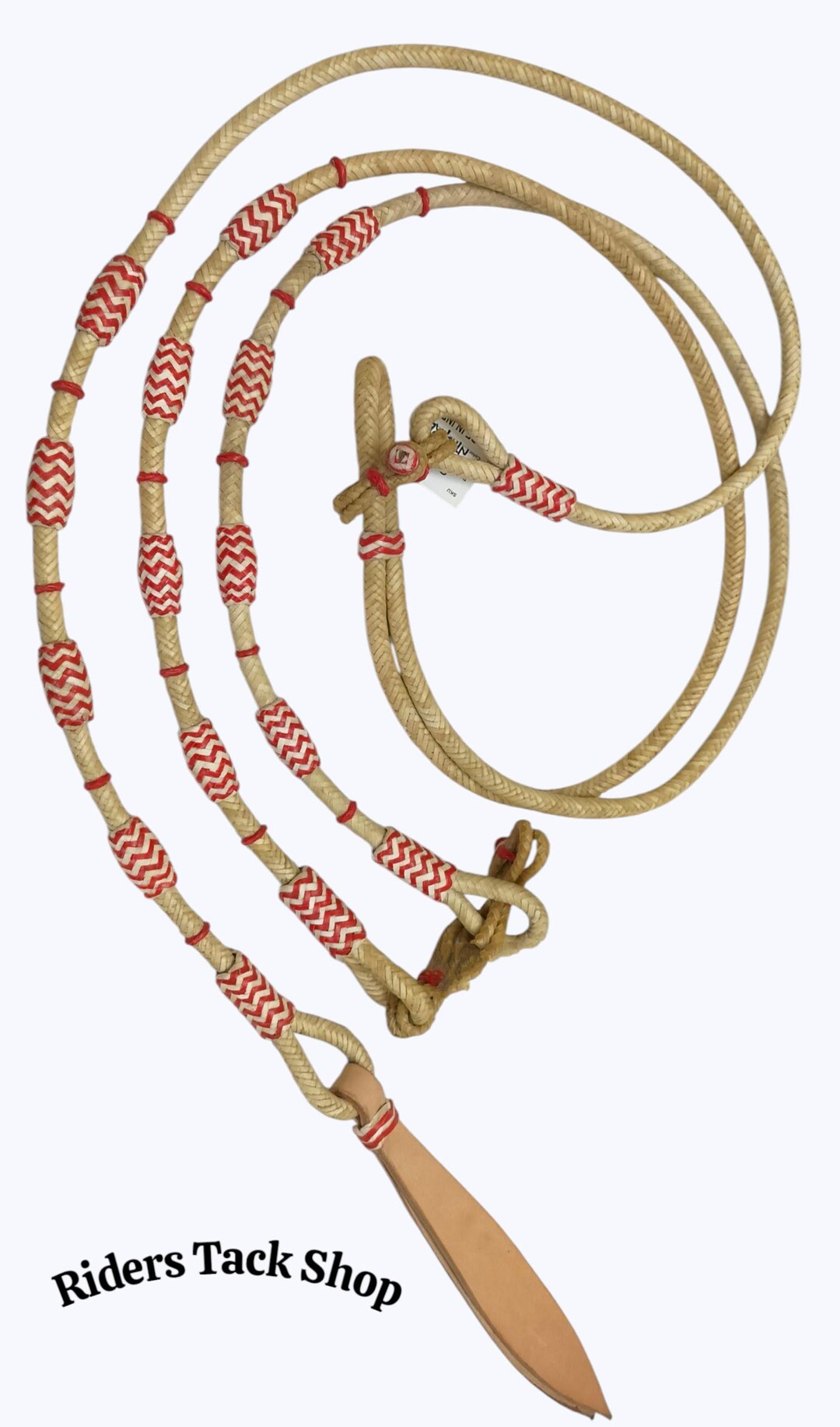 Handmade Rawhide Rope Handmade Hand Braided Natural Rawhide Leather Horse Tack Western Romal ...
