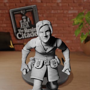 Halfling Rogue Male Thief | Roleplay and TTRPG miniatures by MZ4250 | Dungeons and Dragons | Player Miniature | The Resin Citadel