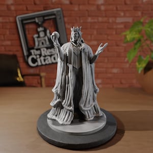 Elf Male Mage Wizard | Roleplay and TTRPG miniatures by MZ4250 | Dungeons and Dragons, Pathfinder | Player Miniature | The Resin Citadel