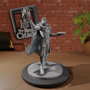 Human Wizard Mage Male | Roleplay and TTRPG miniatures by MZ4250 | Dungeons and Dragons, Pathfinder | Player Miniature | The Resin Citadel