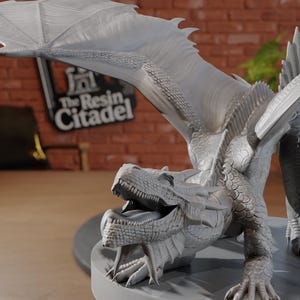 Bronze Dragon Wyrmling | Roleplay and TTRPG miniatures by MZ4250 | Dungeons and Dragons, Pathfinder | Medium Creature | The Resin Citadel