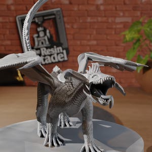 Black Dragon Wyrmling Miniature: 9K Resin RPG Mini - MZ4250