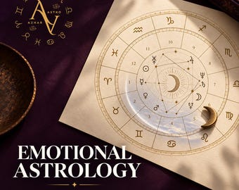 Moon Sign Reading | Emotional Birth Chart Astrology Report | Inner Self Feelings & Needs Personalized PDF Gift