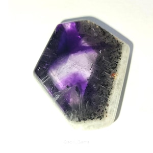 Awesome Top Grade Quality 100% Natural Trapiche Amethyst Fancy Shape Slice Loose Gemstone For Making Jewelry 28 Ct 28X20X5 MM Amethyst Shape
