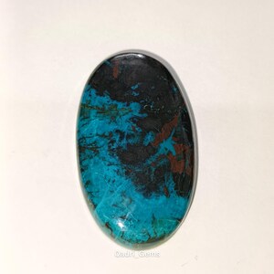 100% Natural Shattuckite Gemstone Oval Shape Amazing Top Quality Shattuckite Cabochon Loose Gemstone For Making Jewelry 42X24X7 MM 86 Cts